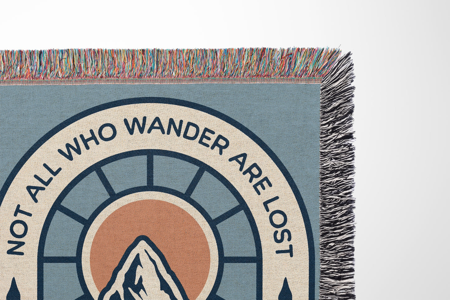 Personalized Not All Who Wander Woven Blanket