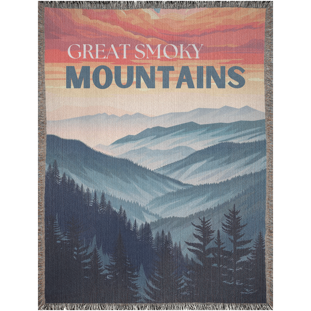 Great Smoky Mountains WPA Woven Blanket