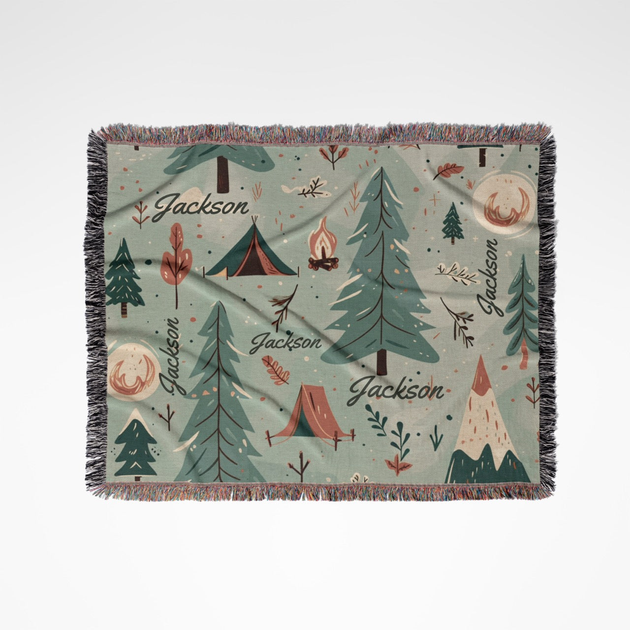 Personalized Campground Camping Blanket