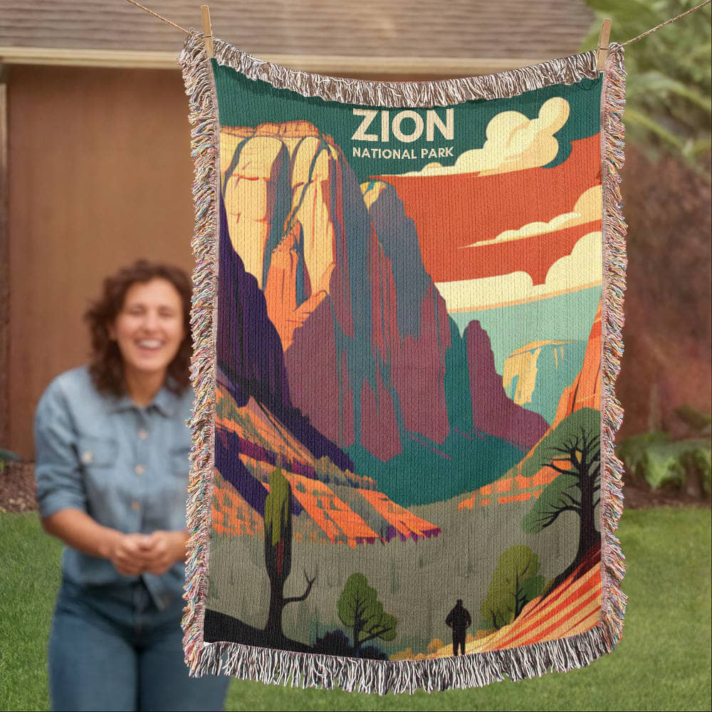 Zion National Park ,WPA Inspired