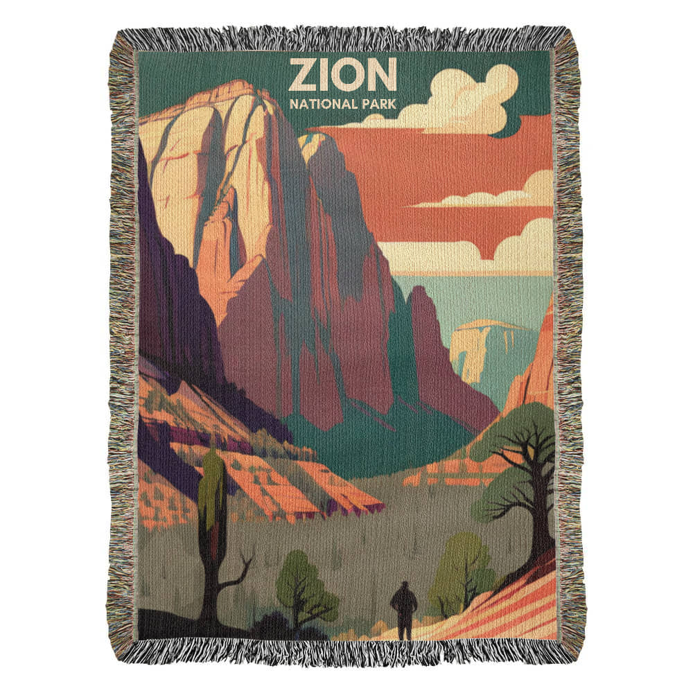 Zion National Park ,WPA Inspired
