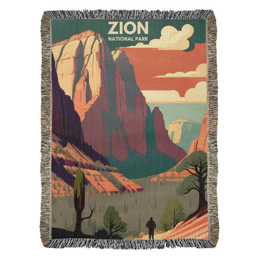 Zion National Park ,WPA Inspired