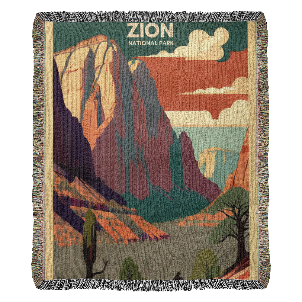 Zion National Park ,WPA Inspired