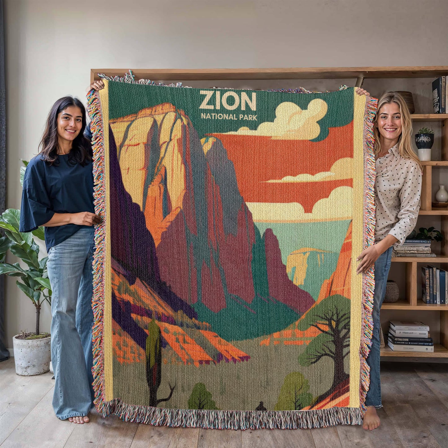 Zion National Park ,WPA Inspired