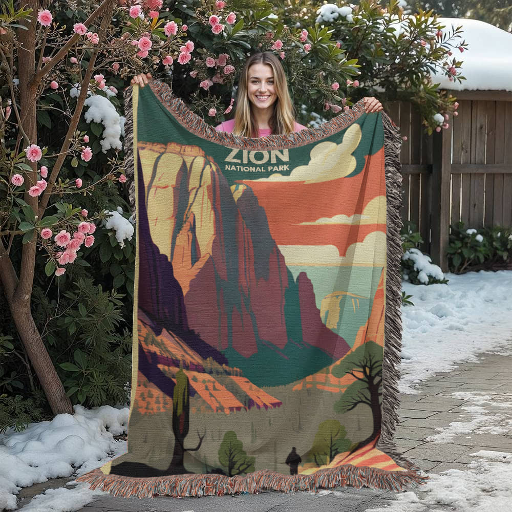 Zion National Park ,WPA Inspired