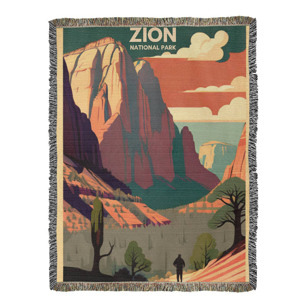 Zion National Park ,WPA Inspired