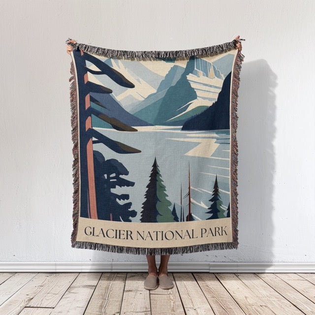 Glacier National Park WPA Blanket